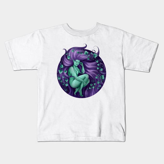 Nature Goddess - Summer Kids T-Shirt by Molly11